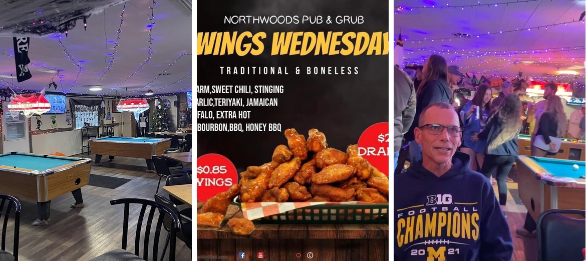 Northwoods Pub & Grub Menu